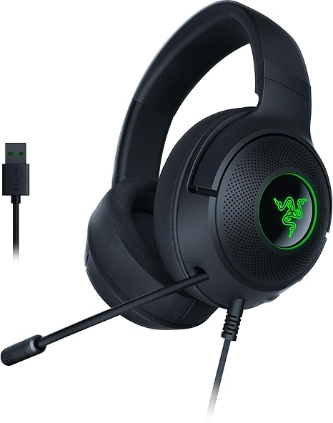 Razer Kraken V3 X Wired USB Gaming Headset: Lightweight Build